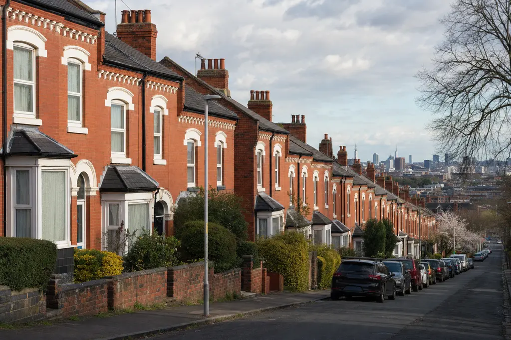 Residential streets in Birmingham