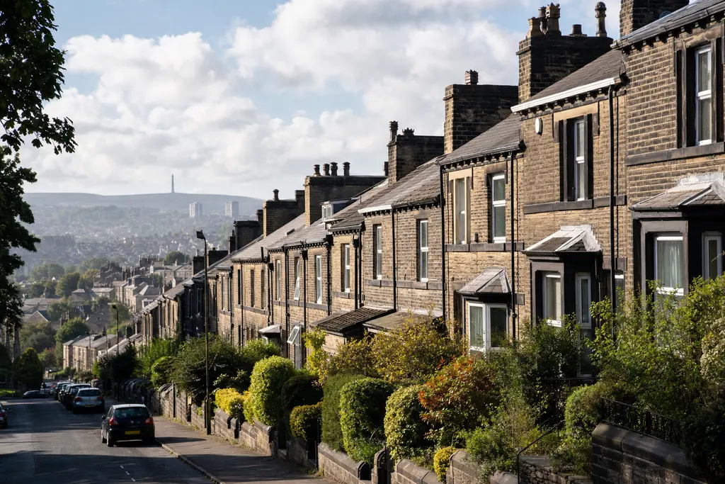 Residential streets in Bradford