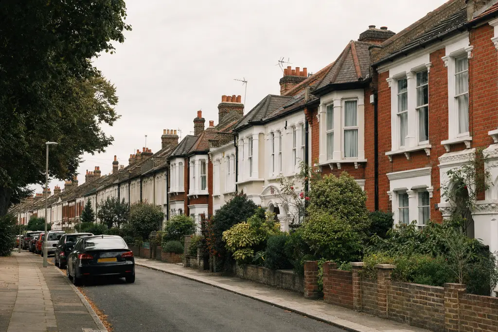 Residential streets in Brent