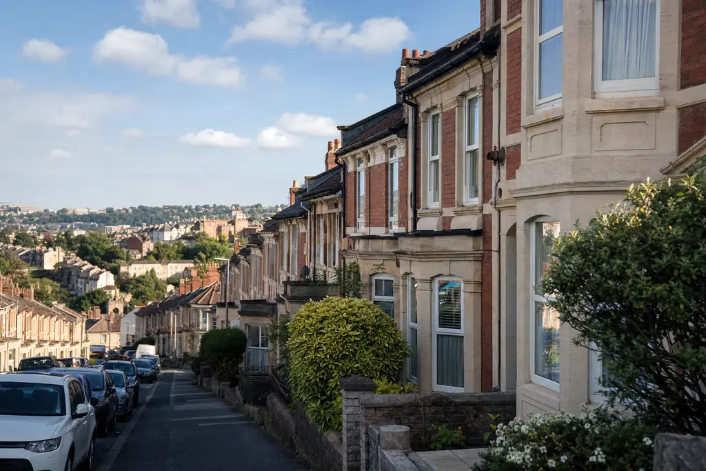 Residential streets in Bristol