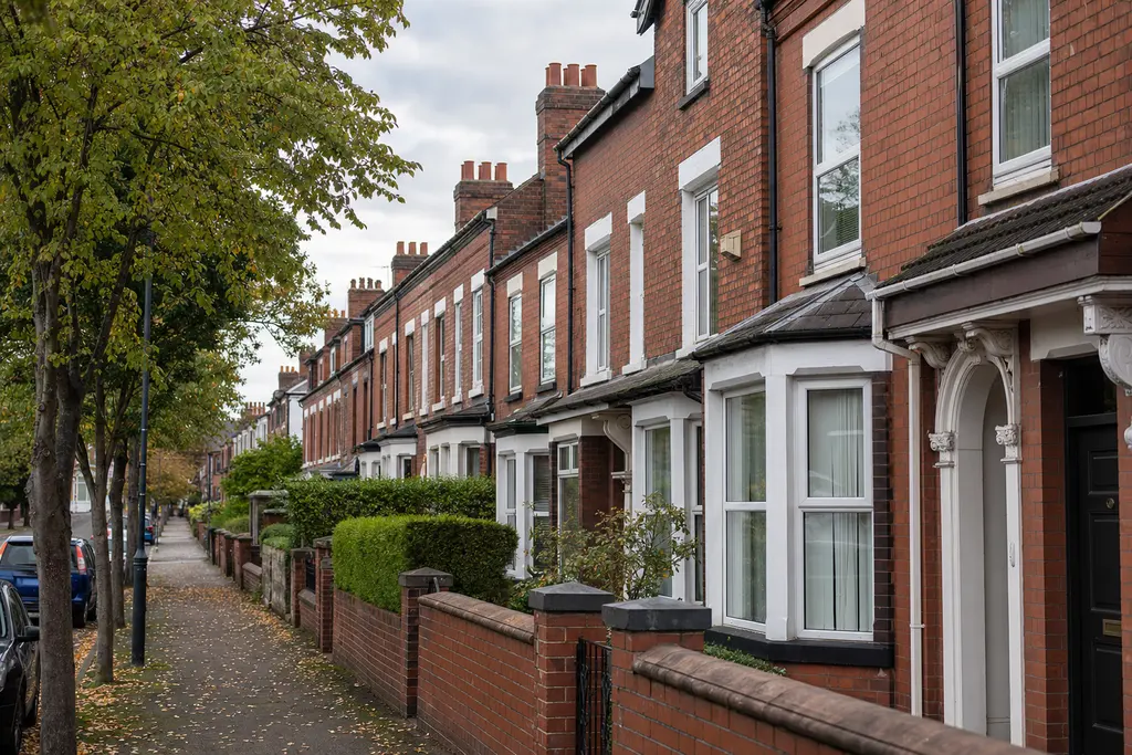 Residential streets in Cheshire East