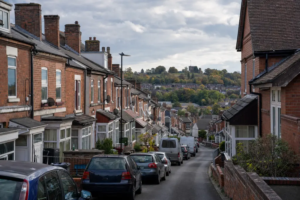 Residential streets in Dudley