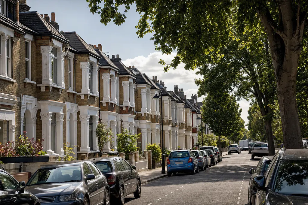 Residential streets in Lambeth