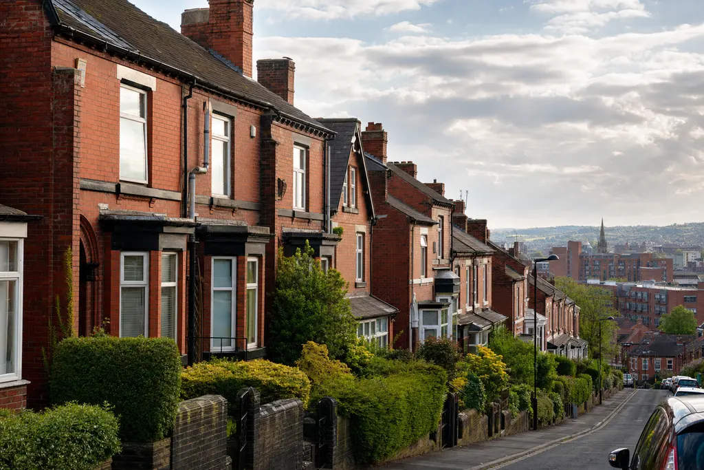 Residential streets in Leeds