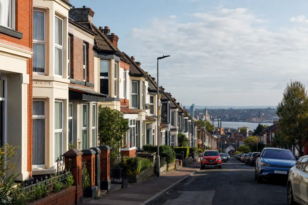 Residential streets in Liverpool