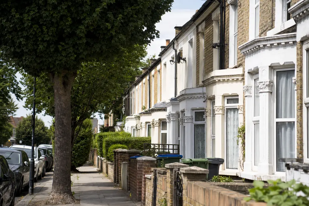 Residential streets in Newham