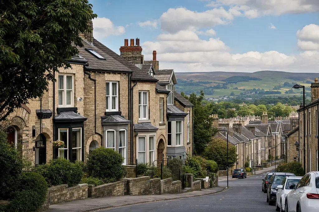 Residential streets in North Yorkshire