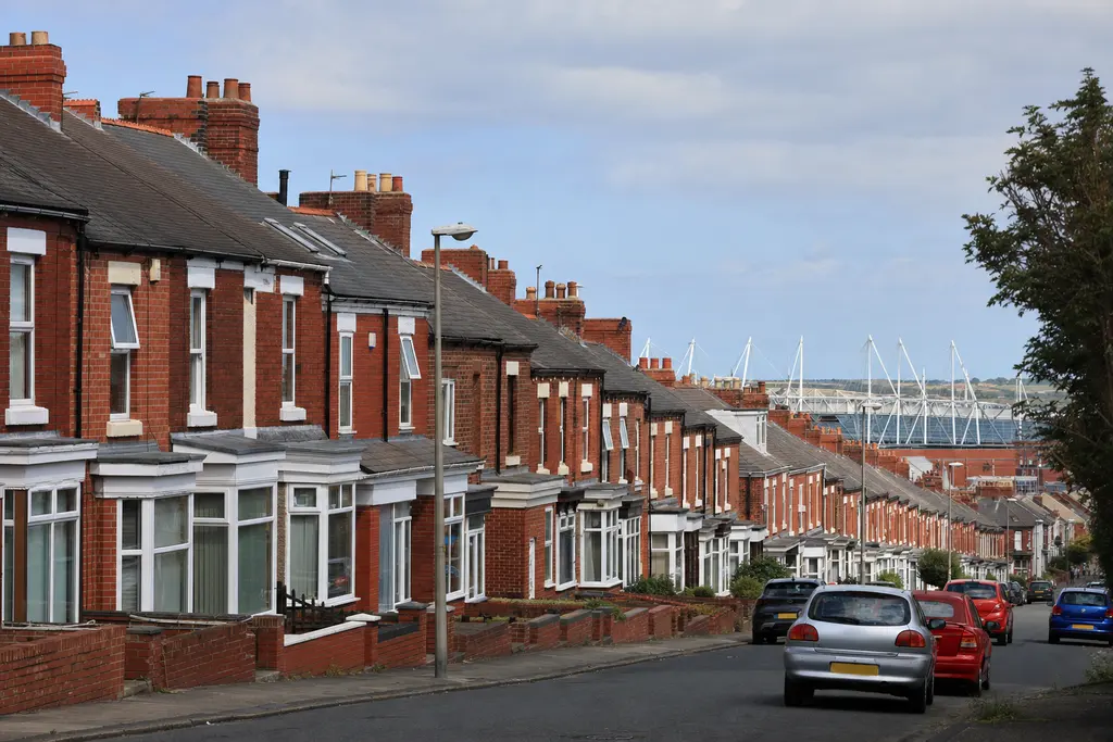 Residential streets in Sunderland