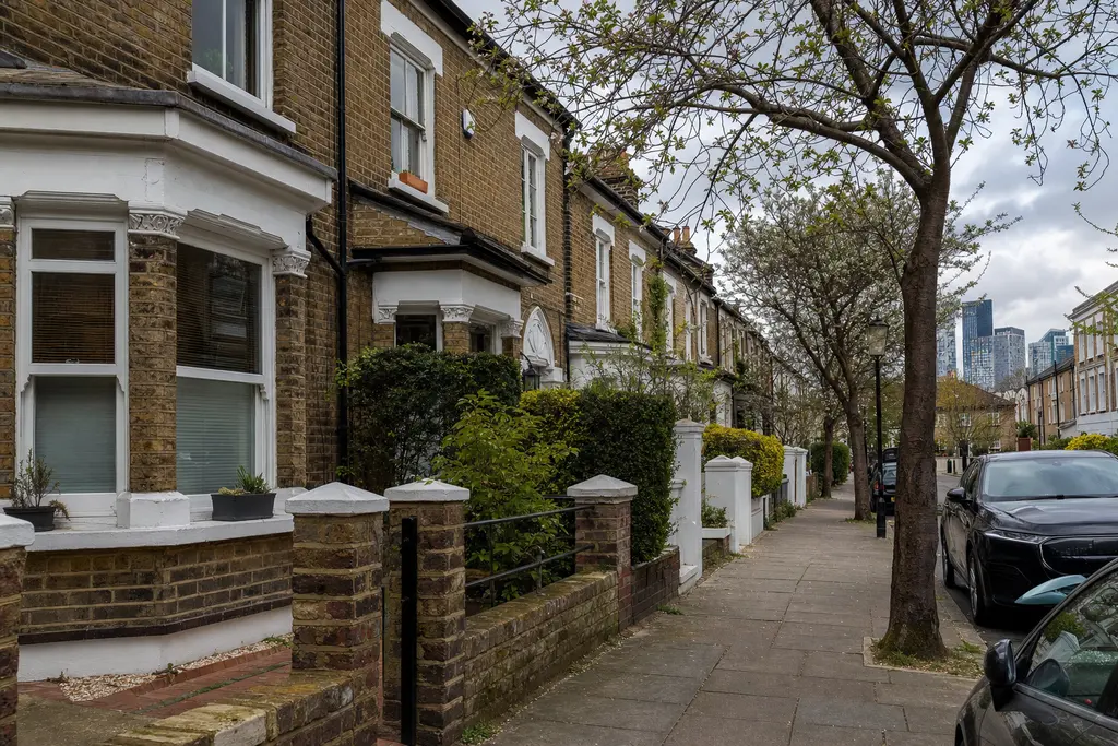 Residential streets in Tower Hamlets