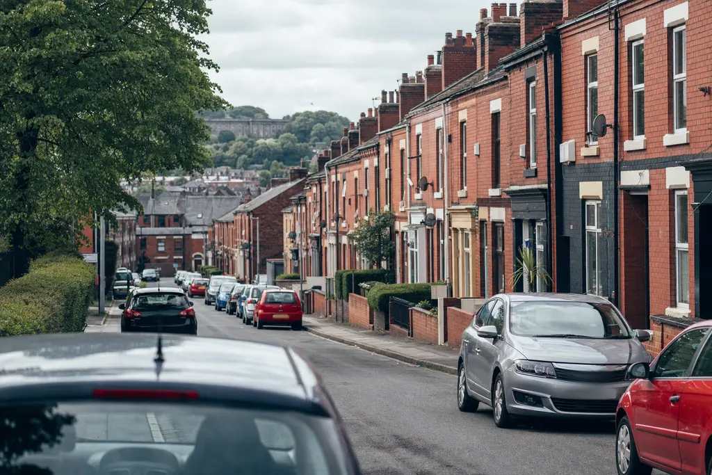 Residential streets in Wigan