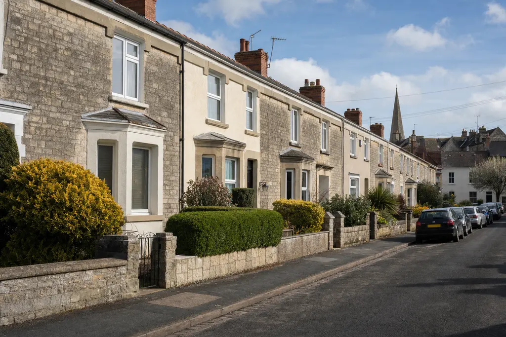 Residential streets in Wiltshire