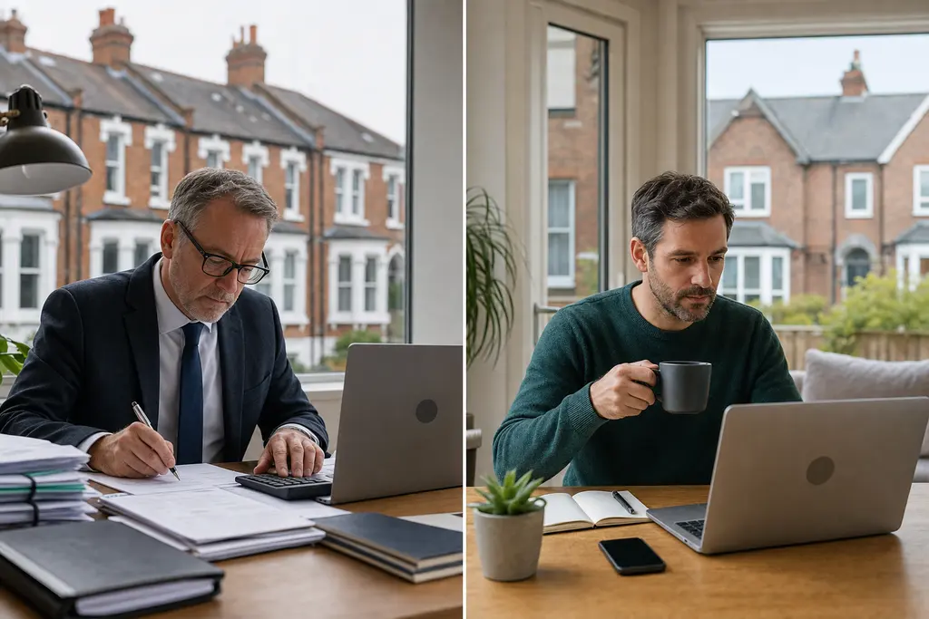 Illustration for the accountant vs software calculator