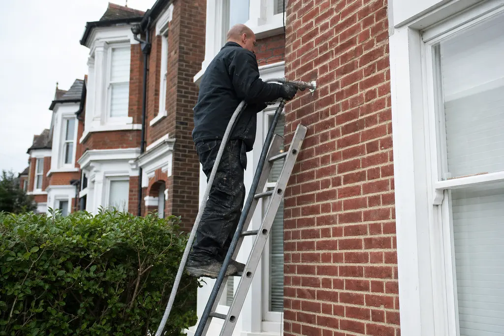Cavity wall insulation