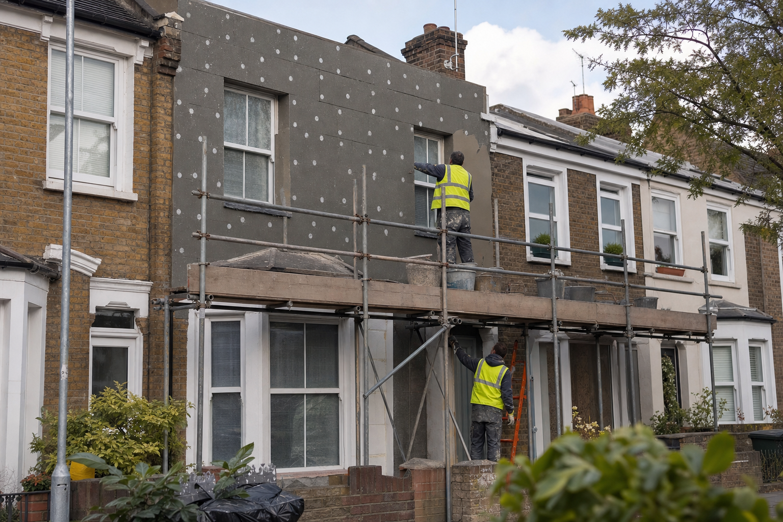 Solid wall insulation